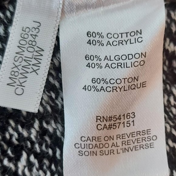 Calvin Klein Women's Cowl Neck Long Sleeve Sweater Black Size XS - Picture 7 of 7